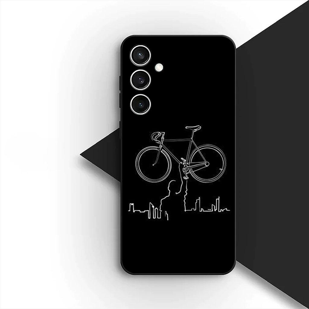 Mountain Bike Cycling Art Silicone Phone Cover for Xiaomi Redmi 15 15C A4 A5 9A 9C NFC Note 9 8 9T 8T Soft Case