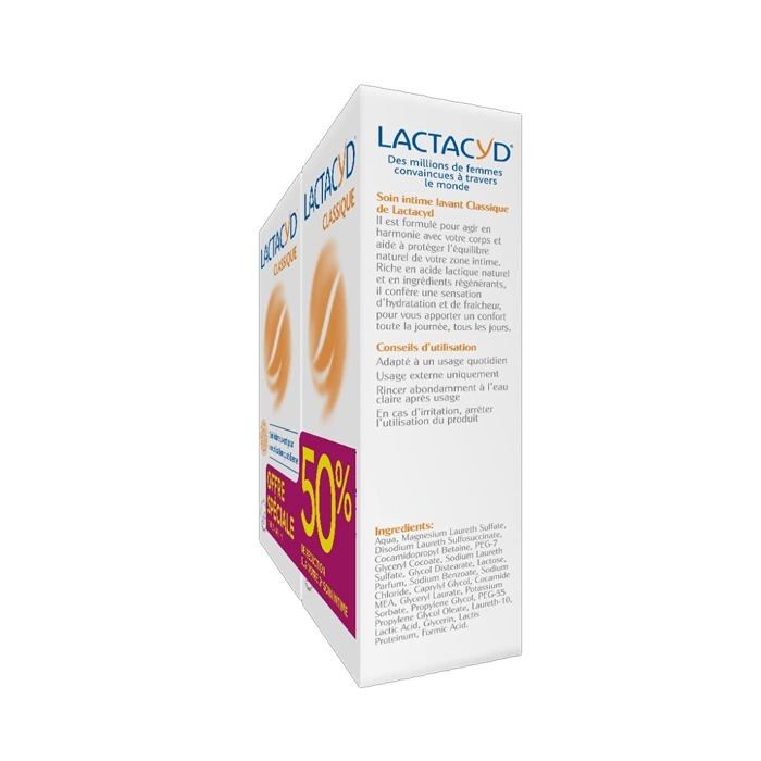 Lactacyd Soin Intime Lavant Quotidien Lot de 2 x 400ml