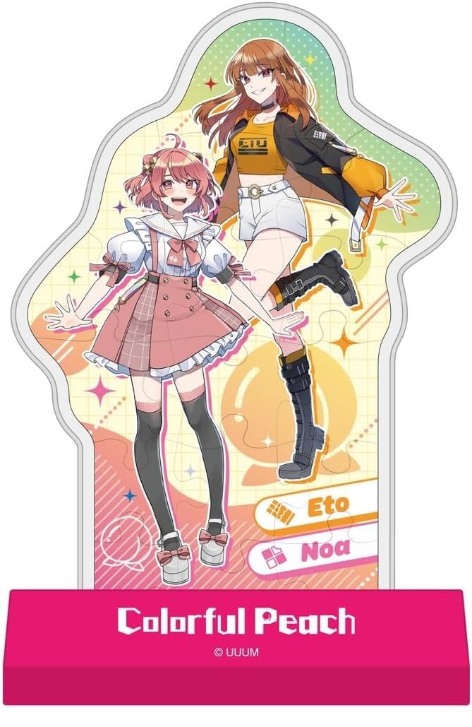 Ensky Colorful Peach Capsule Standee Noa Eto H137 x W87mm Paper CC-ST036 & Approx.