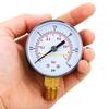 Upgraded Pressure Gauge 50mm Low Pressure Gauge Dual Scale Pressure Gauge 1/4" BSPT Thread for Fuel Air Oil Water Gas D57B