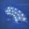 LED Luminous Lace Rose Folding Dance Fan - Chinese Style Wedding Accessory