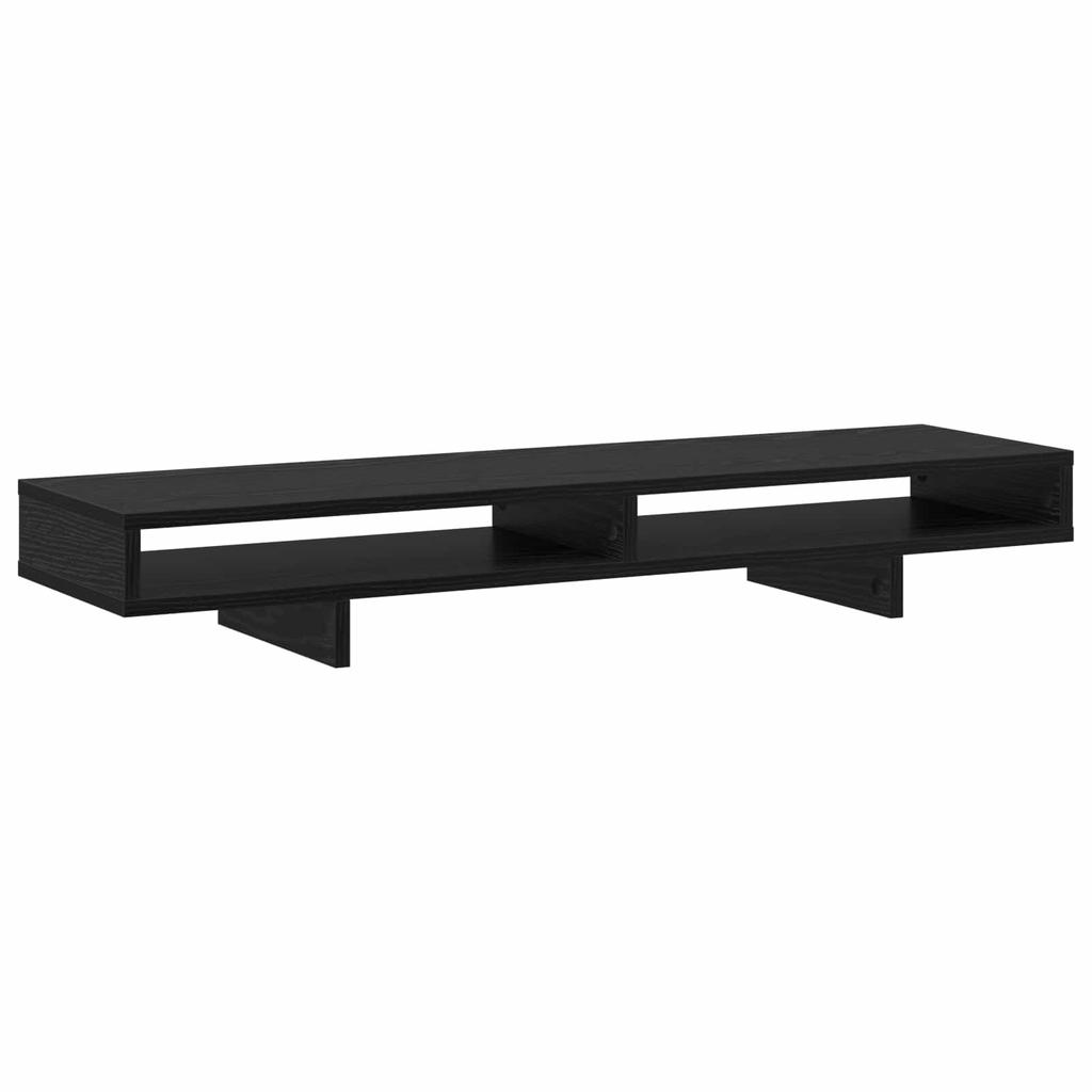 Monitor Stand Black 100 X 27 X 15 Cm Particleboard