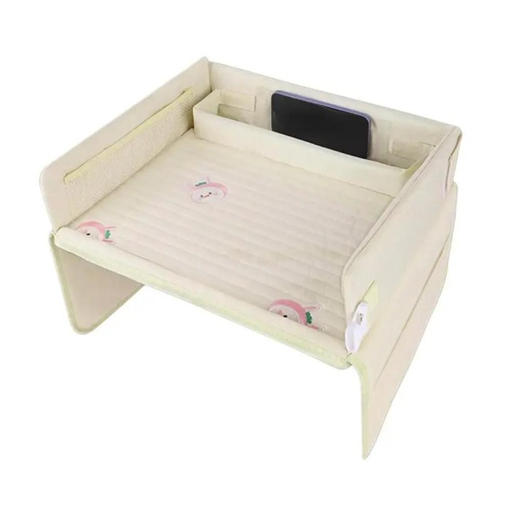 Multiple Pockets Car Table for Dining Drawing Foldable Safety Seat Accessories  Children Aged 2-7