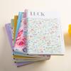 Thickened Office Journal Diary Notepad Cute Class lined NoteBook Floral Flower Notebook  School