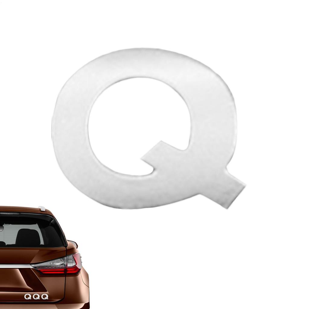 Adhesive Letters Alphabet Stickers, Universal Car 3D Letters Car Stickers, English Letters Car Logo