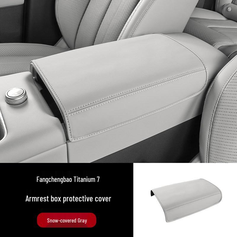 Equation Leopard Titanium 7 Armrest Box Cover - Original Car Color Protection Pad