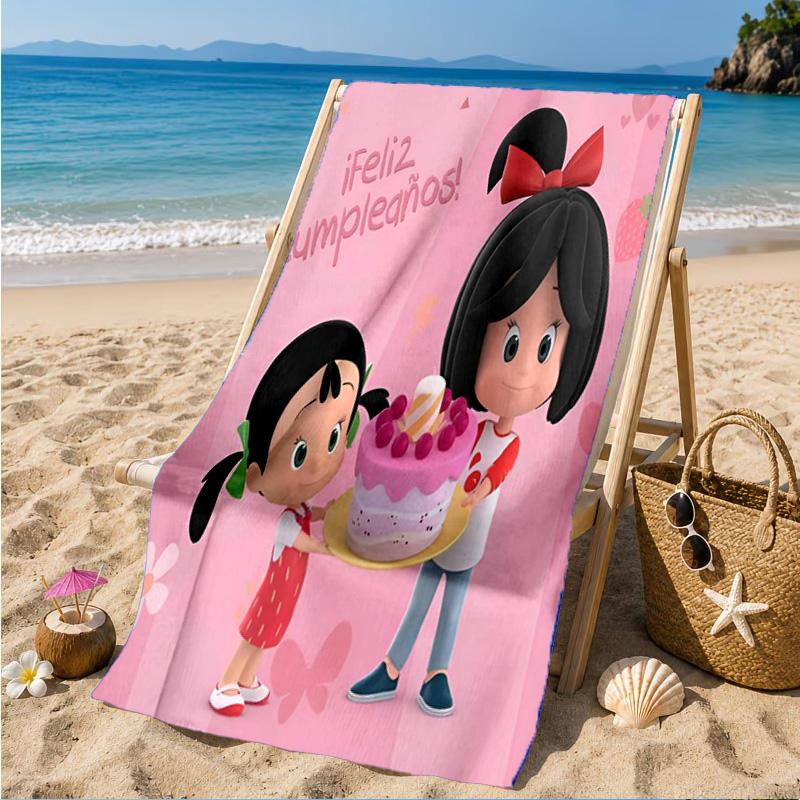 Asciugamano da Spiaggia Cleo e Cuquin, Asciugatura Rapida, Facile da Curare, Adatto sia per il Fitness che per le Vacanze al Mare, Essenziale per lo Sport