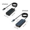 Compactly USB3.0 Dock USB Splitter With Lock Button Support 7 Devices Simultaneous Connection 5Gbps