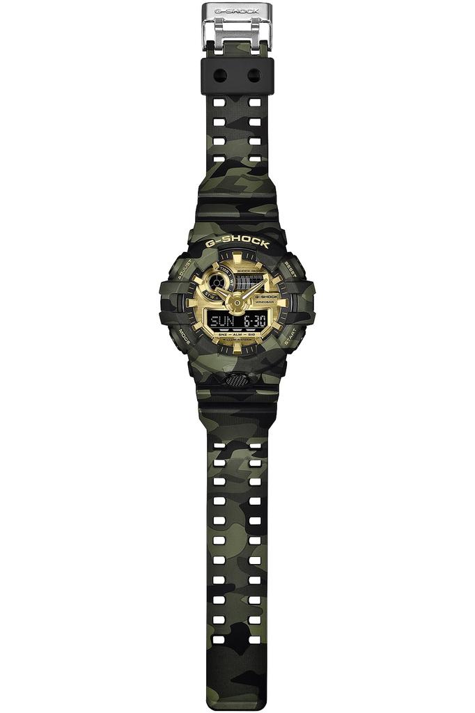 CASIO G-SHOCK GA-700CMG-3AJF Men's Watch Khaki Camo & Gold 20 ATM Japan Domestic Model