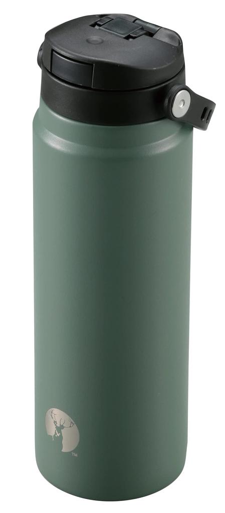 CAPTAIN STAG Sportflasche Wasserflasche Direkttrinkflasche Doppelte Edelstahlflasche Vakuumisolierung Wärmeisolierung Kälteisolierung HD One