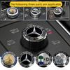 Car Multimedia Knob Decorative Stickers For Mercedes-benz AMG Barbosa W205 C300 W203 W206 W108 W124 W126 W140 W168 W169 W176 GLC