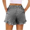 Shorts For Women Striped  Casual Summer Loose Pocket Shorts