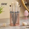 Office Desk Pen Holder Metal Holder, Nordic Organizer for Makeup Brushes, Electroplated Accessory Anti-Rust Multifunctional Storage Basket Pencils