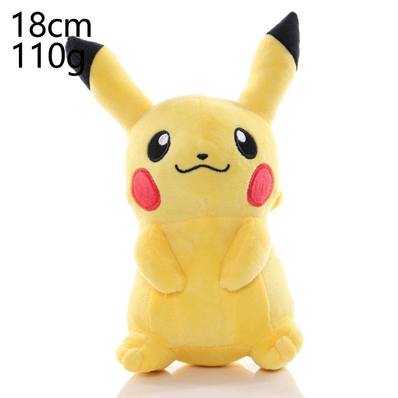 18-25CM Pokemon Pikachu Plush Doll Toy Anime Kawaii Squirtle Charmander Bulbasaur Stuffed Toys Cartoon Children Birthday Gift