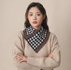 Cozy Unisex Knitted Pullover Triangle Scarf for Autumn/Winter Neck Protection