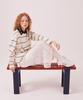 Minasu Mns Striped Cotton Collar T Shirt_Ivory