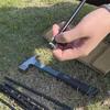 Camping Tent Legs Tent Stakes Pegging Ground Nails 30Cm Length Outdoor Camper Tourist Supplies Accessories