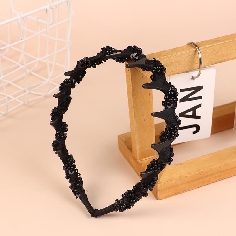 Temperament Handmade Beaded Headband Fashion Versatile Headband Hair Hoop For Women Girls Headwear Hair Accessories