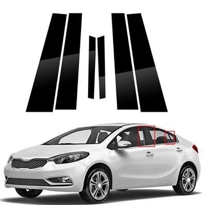 6 ks Sloupky pro auto Sloupky na dveře Obtisky na lemování oken Obtisky pro Kia Forte/K3/Cerato 2014- 2018 BC Styling Column Styling