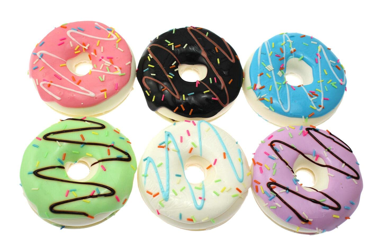 

Speed mao Realistic Donut Food Sample Set of 6 Models,