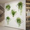 Hanging Orchid Wall Sticker Green Plant Home Decor for Room Balcony Wall Decoration