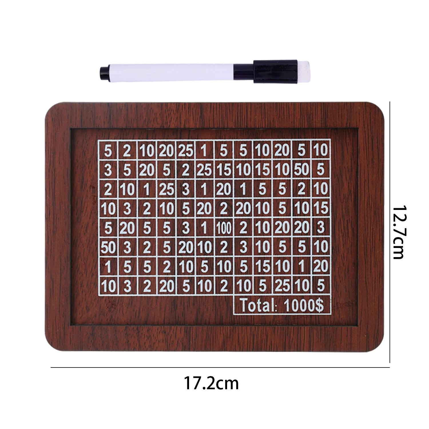 

Wooden Money Saving Box Money Storage Bank with Saving Money Goals Counter Reusable Handmade Piggy Bank Coin Tray Storage Case