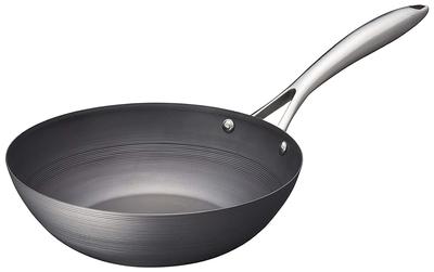 Vita Caft Padella profonda Super Iron 26 cm Pentola per saltare in padella Padella Wok Fatta in Giappone Artigianalità Processo di disegno con spatola Compatibile con fornelli a gas e induzione 2011