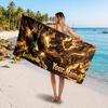 Led Zeppelin Customized Name Text Beach Towel, Soft Absorbent Towel Beach Pool Travel Personal Gift