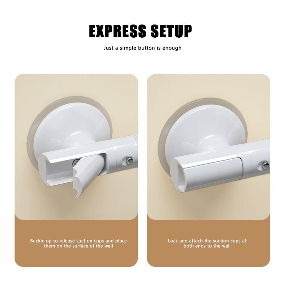 Safety Bathroom Aid Safe Handle Handrail Anti Slip Hand Grips Grab Bar Durable Towel Rack