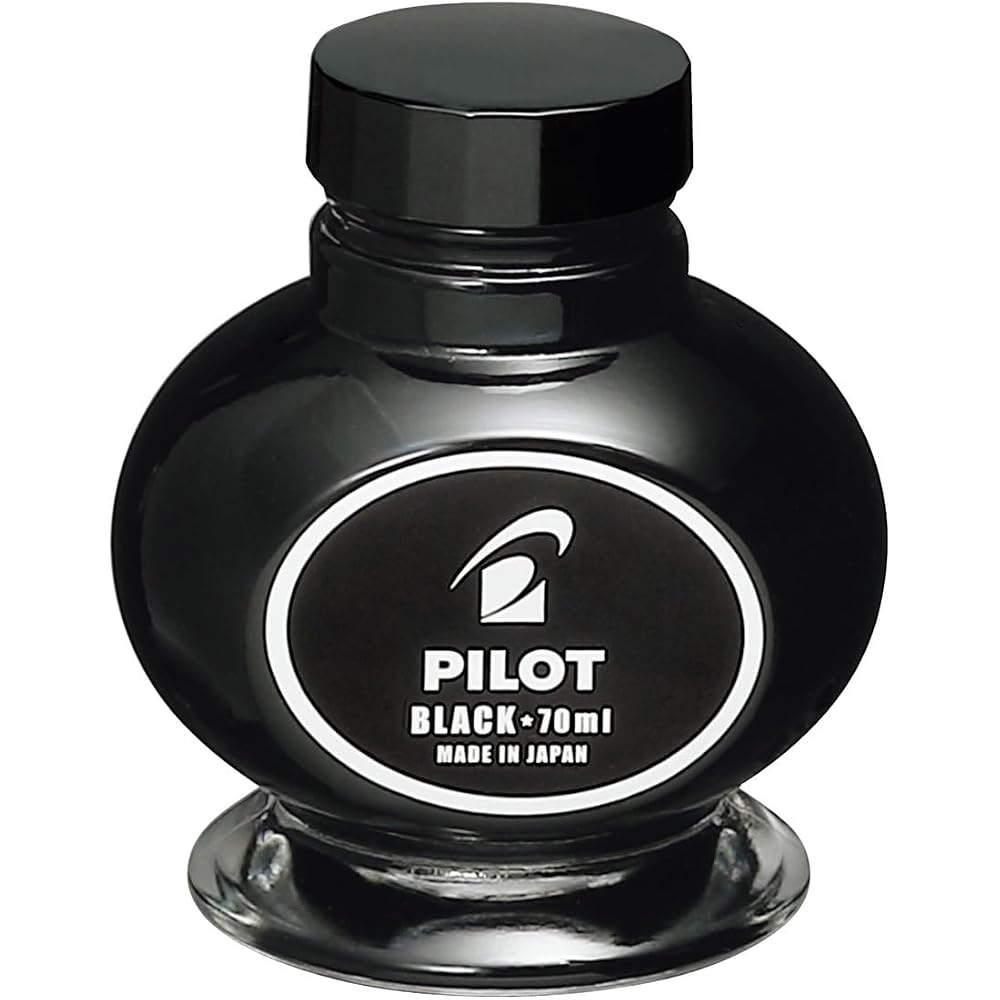 PILOT Ink General Writing Ink (Suitable for Plunger Suction Fountain Pens) Black INK70B Pilot
