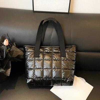 Tragetasche mit großem Fassungsvermögen, Tasche aus Space-Baumwolle, Modische Ein-Schulter-Handtasche