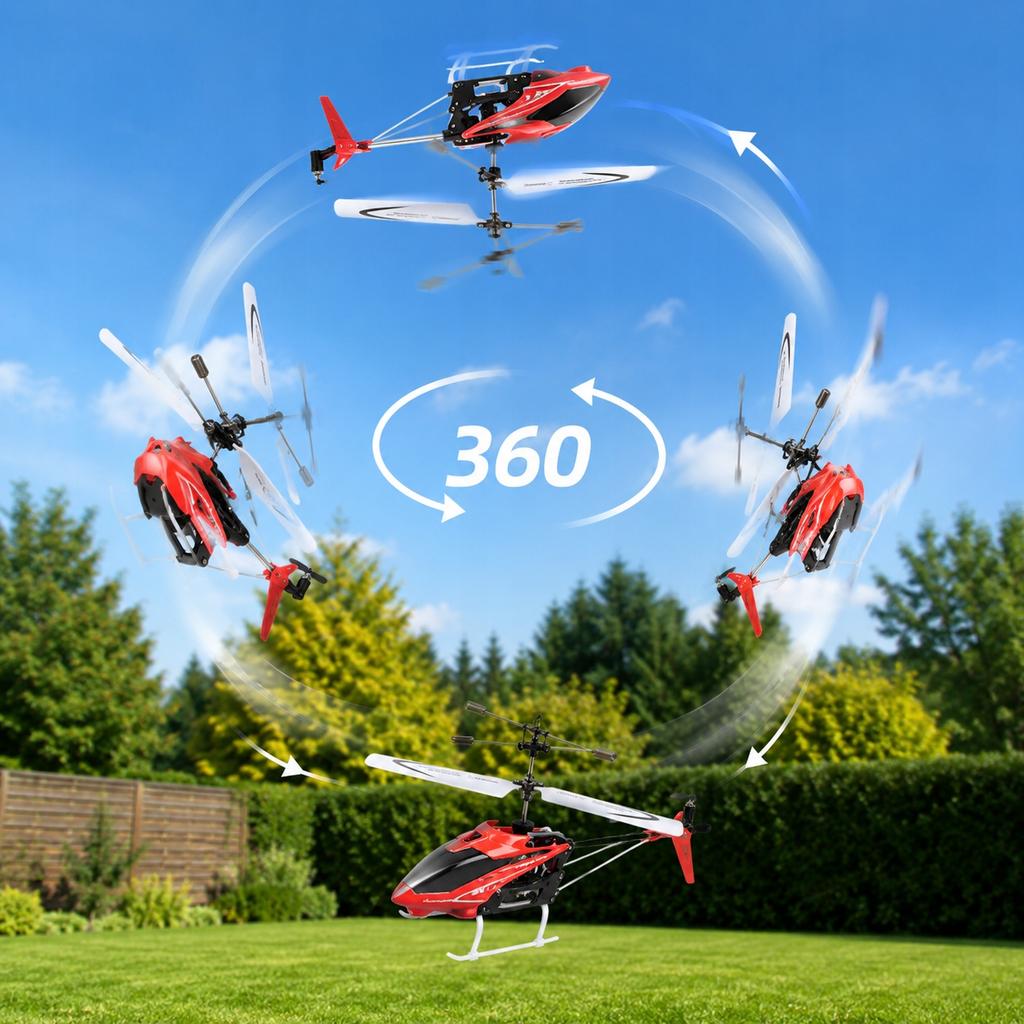 [PACZB] Remote-controlled helicopter red Z3440