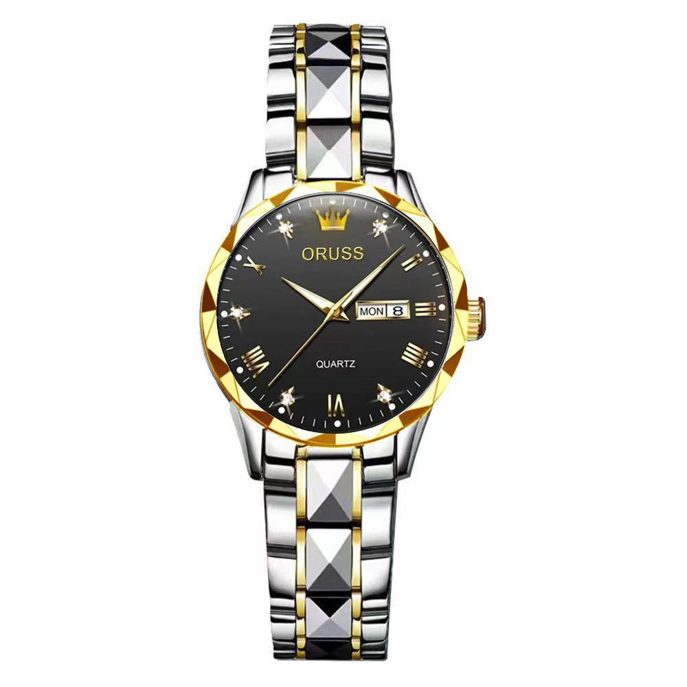 Luminous Waterproof Watch Female Couple Watch Female Watch Female Automatic Non-Mechanical Watch Female Watch