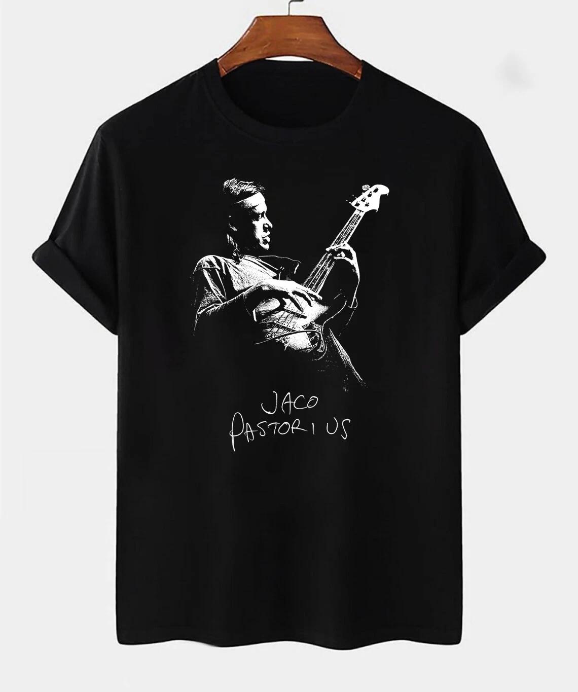 Men s and Women s T-shirts Jaco Pastorius Signed T-shirt Black Unisex S-5xl XXL