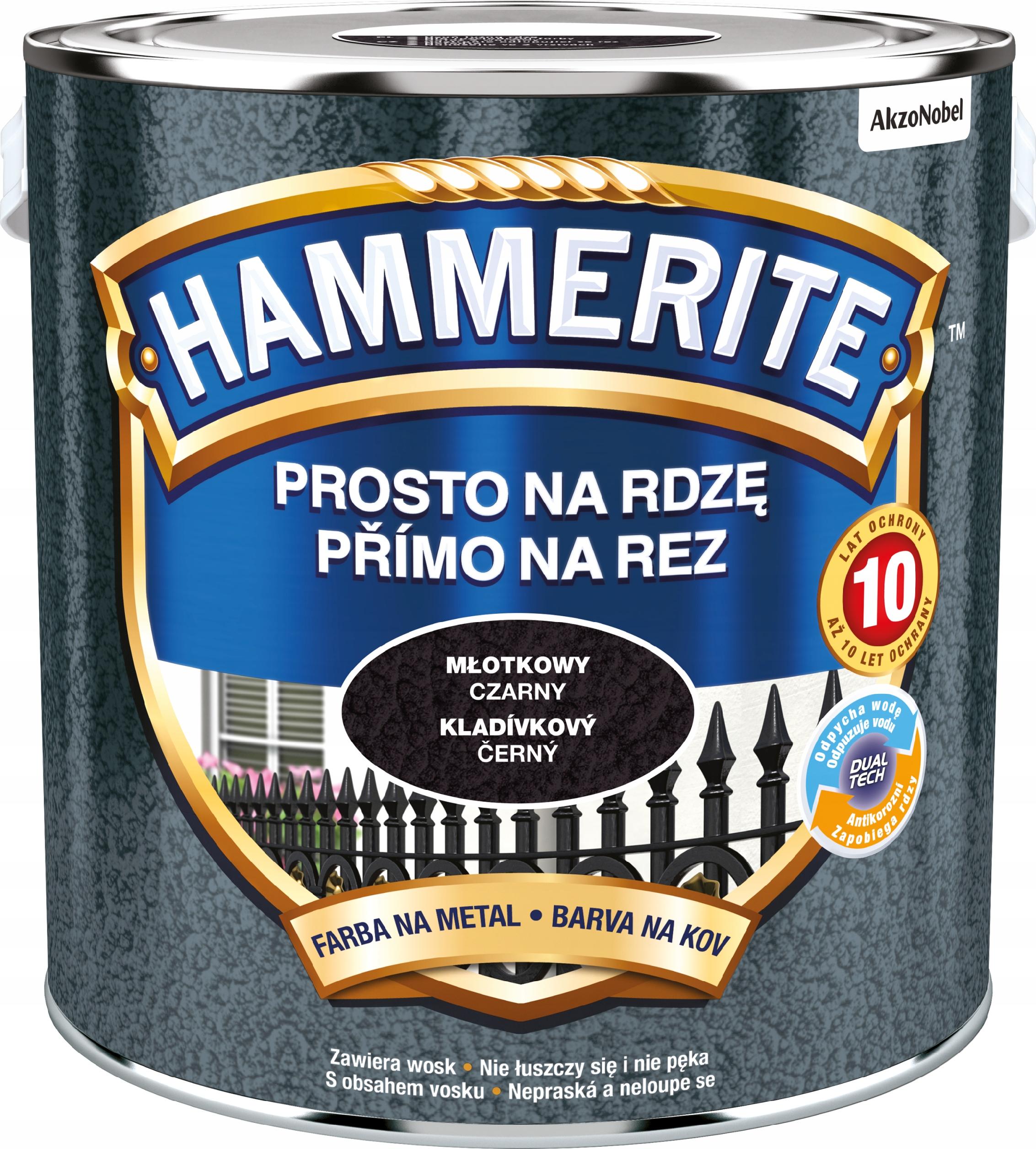 Hammerite Direct On Rust Metāla krāsa