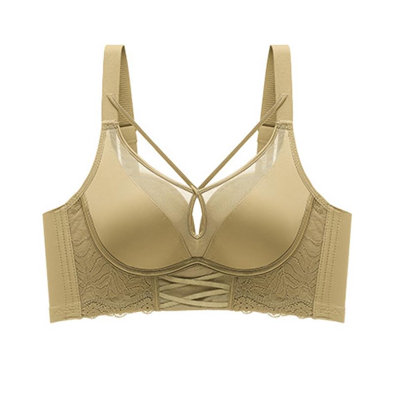 

Trace Noblewoman латексный бюстгальтер женский не стальное кольцо французский атлас кружевной сексуальный бюстгальтер 40/90AB золотой
