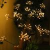 6/810 Heads Solar Light 2 Modes Switching Sparkling Stars Landscape Lighting Ground Mounted Waterproof LED Floral Firework