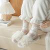 Womens Cute Fuzzy Socks Slipper Fluffier Cozy Imitation Mink Socks Thick Plush Warm Winter Home Soft Sleeping Stocking