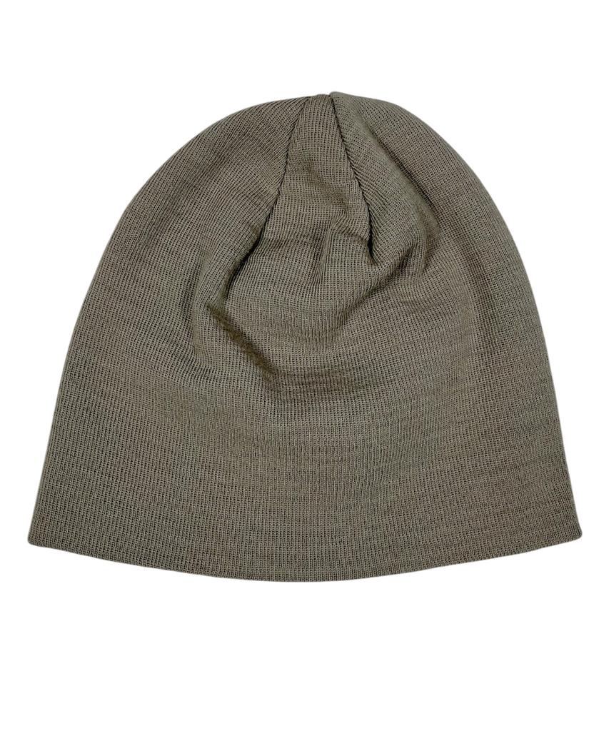SK8ER ROCK Vintage Label Beanie ((Latte))