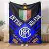 1pc Internazionale Milano Blanket, Gift, for Men and Women, Soft Blanket, Good for Sofa Bed Couch Travel, Lightweight Flannel Blanket