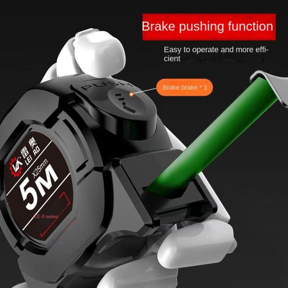 Wear-Resistant Fluorescent Tape Measure Fluorescent Measuring Tape Retractable   Carpent