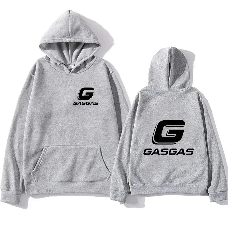 New autumn and winter motorcycle gas hoodie, comfortable solid color street wear, fashionable casual warm sports pullover gift