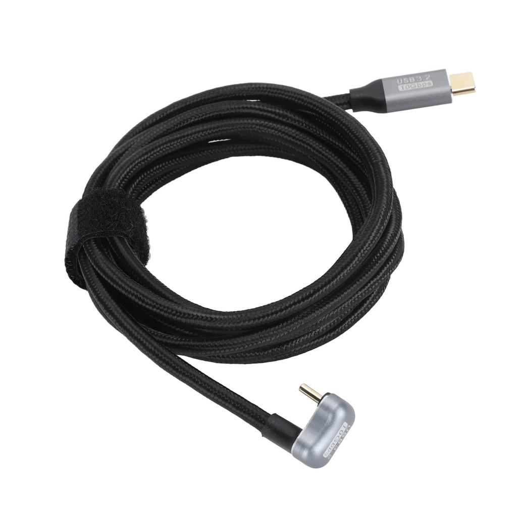 U Shaped Data Cable Type C Male to Male Data Cable USB3.2 Gen2 10Gbps 20V 5A PD100W Fast Charging 4K 60Hz Screen