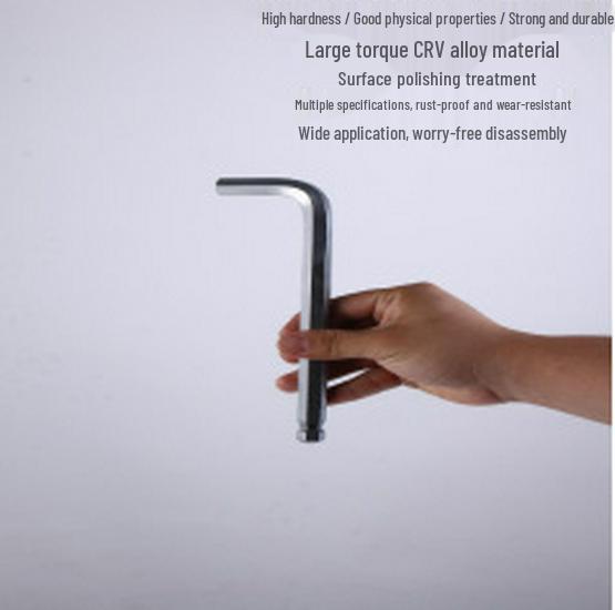 Набор Г-образных шестигранных ключей и крестовых отверток  Цветок сливы