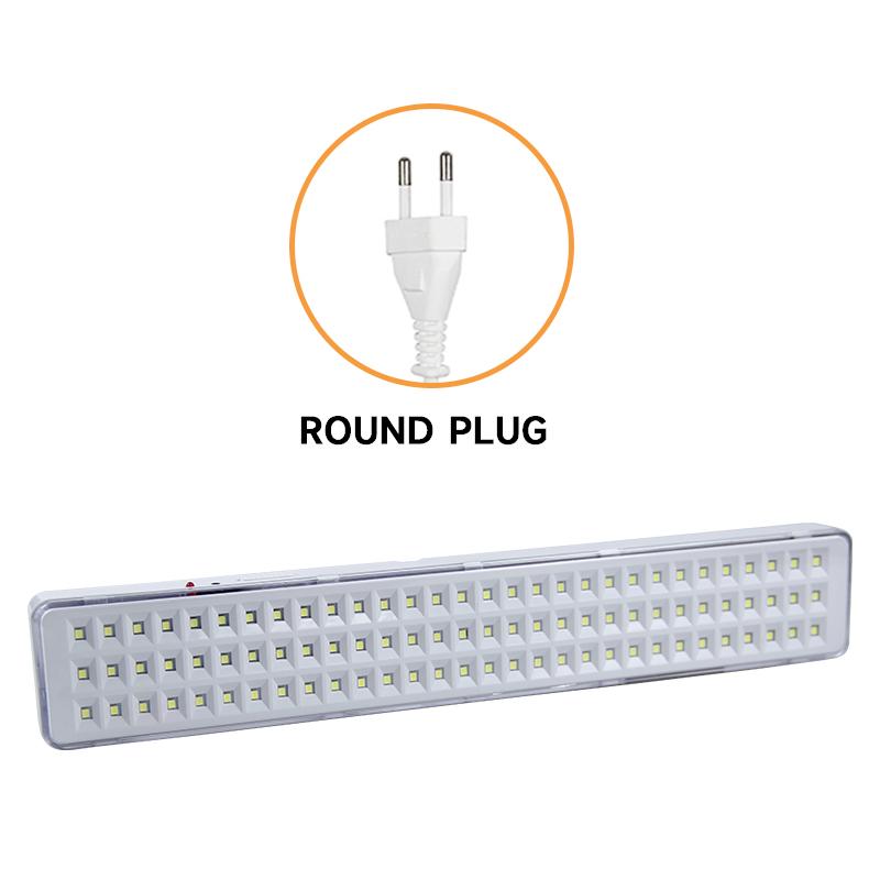 90LED Fire Fighting Lights Handheld Portable LED Emergency Light Wall-mounted Rechargeable Home Work Lamps for Power Outage Bulb