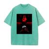 Manga Jujutsu Kaisen Ryomen Sukuna Printed Tee Men Women Clothing Washed Cotton T-shirt Casual Oversized T Shirt Harajuku Tshirt