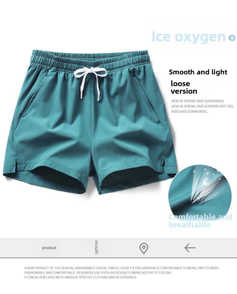 Men's Summer Running Shorts - Split Track & Field Fitness Outerwear