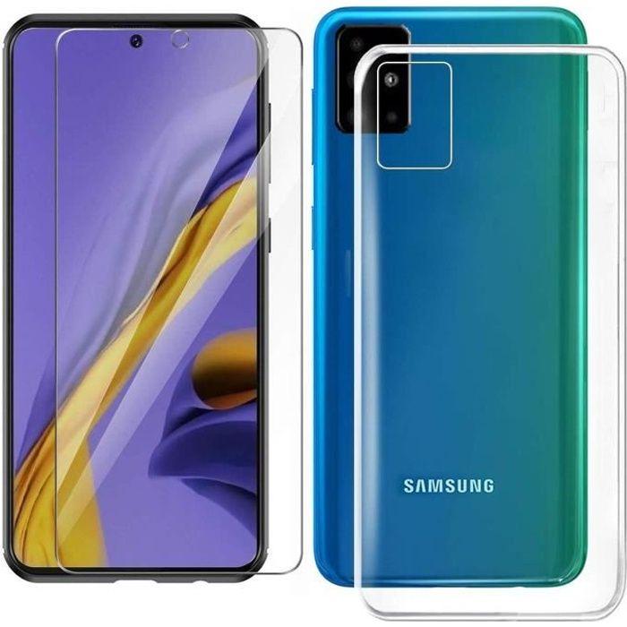 Coque et Verre Trempé - Samsung - Galaxy A51 - Souple - Transparent - 9H Dureté