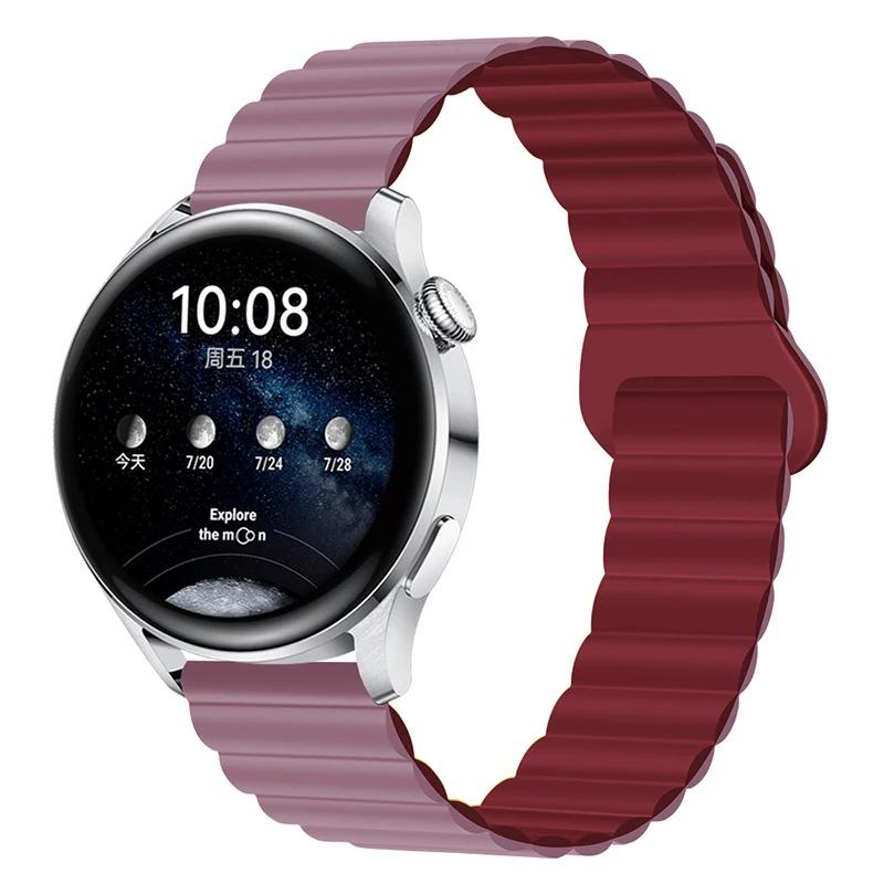 Silicone Strap For Samsung Galaxy watch 6 4 Classic 5 pro 3 Magnetic Loop bracelet HUAWEI GT 2 2e Pro 3 4 20mm 22mm Watch band