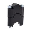 28mm Handlebar Riser Mount Clamp Aluminum Alloy Handle Bar Risers Clamps Adapter for Dirt Bike Motorcycle Black